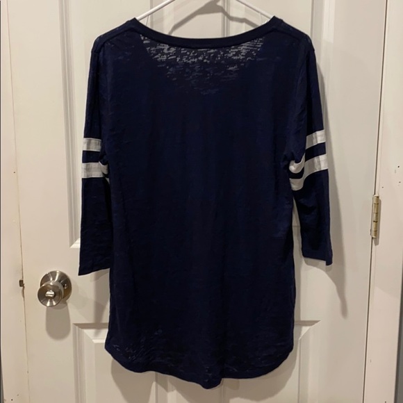 Univ of Michigan Football Burnout Tee Large EUC - Picture 5 of 7